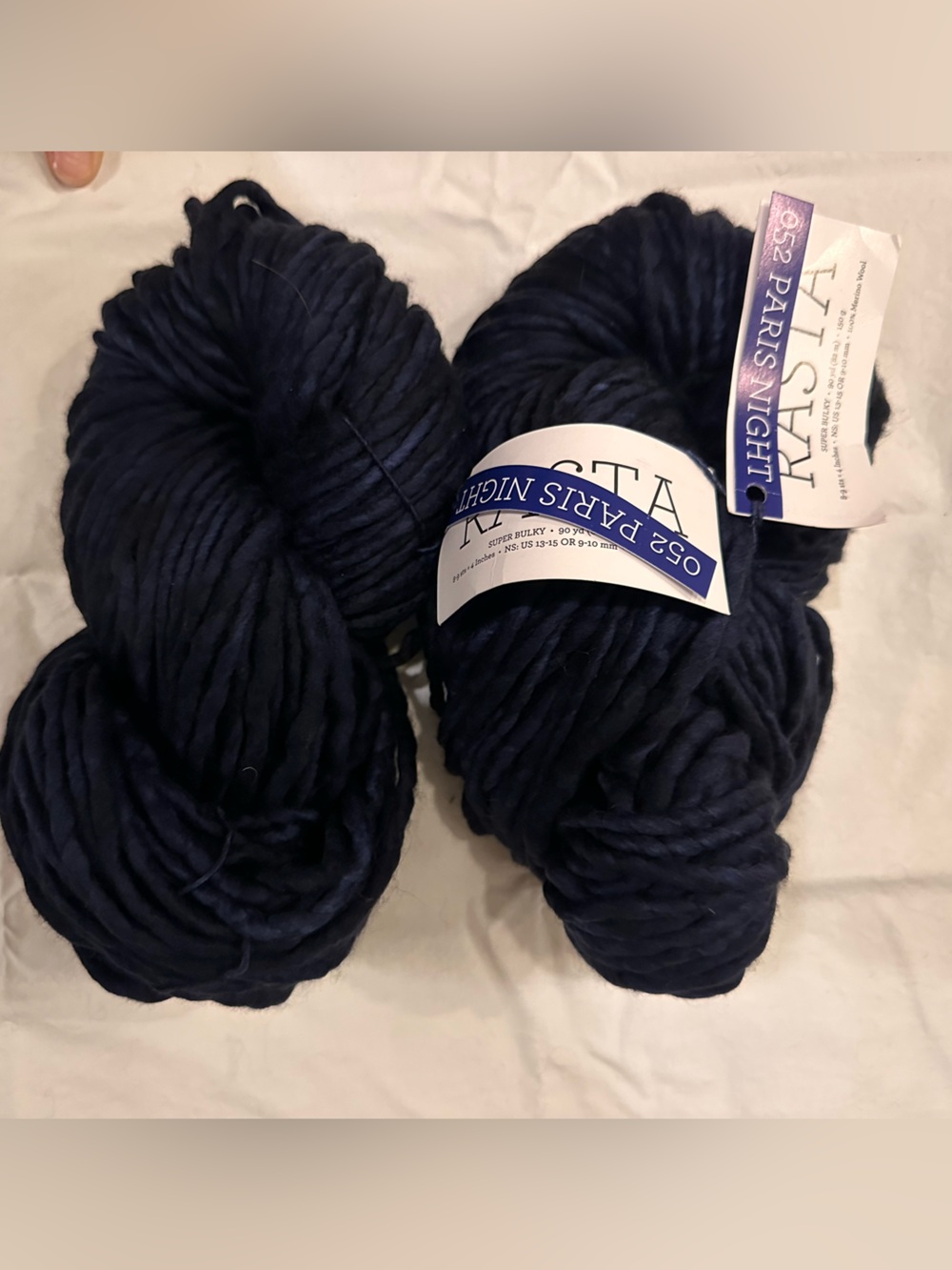 2 skeins Malabrigo Rasta- Paris Night (052)
